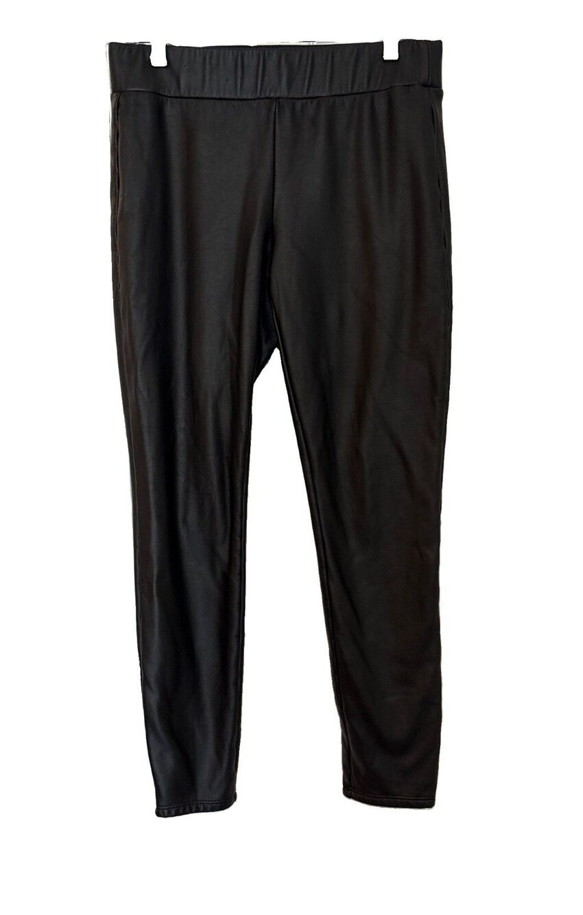Ann Taylor Loft Size M Black Vegan Leather Legging Pants